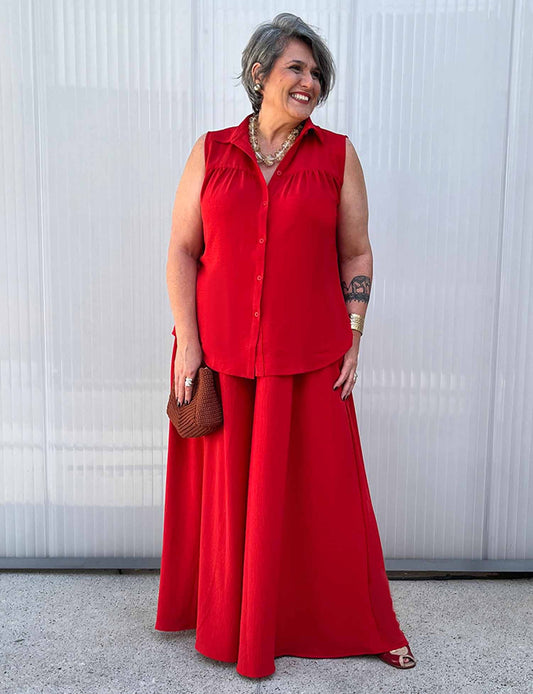 Bata Camisa Regata Plus Size