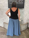 Blusa Regata Plus Size com Renda no Decote