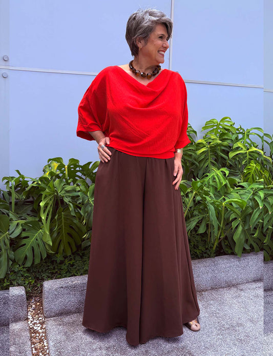 Blusa Plus Size Gola Boba Manga Curta