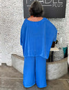 Conjunto Plus Size Bata e Calça Pantalona