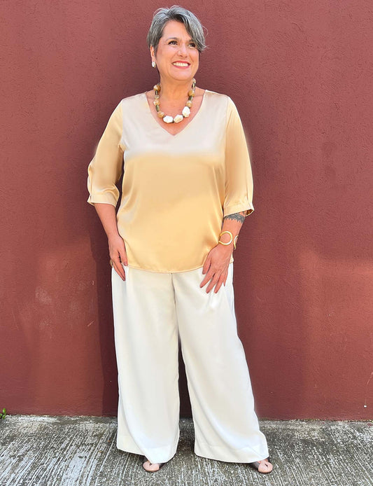 Blusa Básica Acetinada