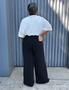 Calça Pantalona Plus Size Preta