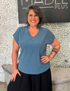 Blusa Plus Size Manga Japonesa com Gola