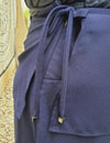 Saia Midi Plus Size Azul