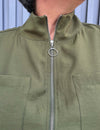 Vestido Longo Plus Size Utilitário Regata Verde