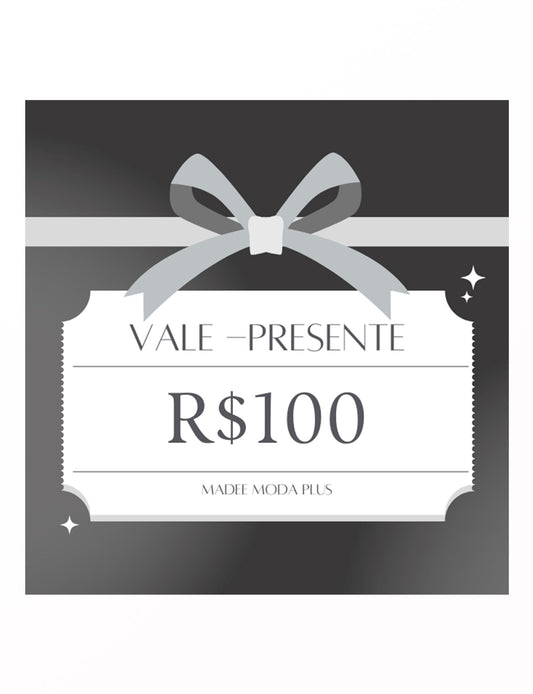 Vale presente R$100,00